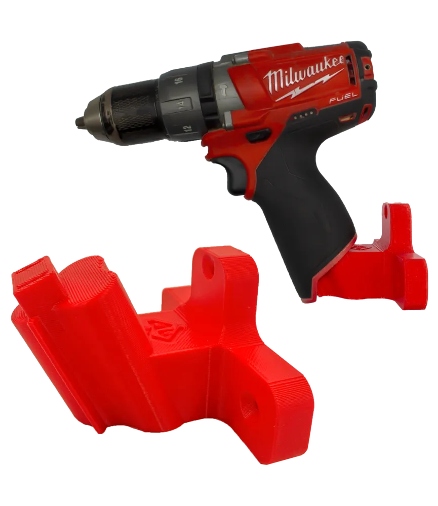 UCHWYT DO MILWAUKEE M12 12V NA NARZĘDZIA CZERWONY 