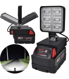 6x držiak náradia Milwaukee M18 - Czerwony