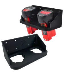 P4U Uchwyt na 2 baterie akumulatory Milwaukee M12 