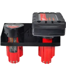 P4U Uchwyt na 2 baterie akumulatory Milwaukee M12 