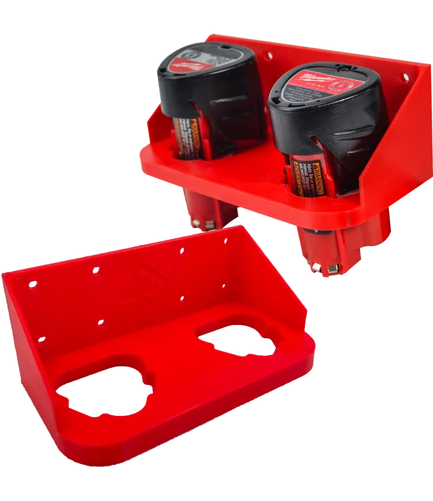 UCHWYT NA 2 BATERIE AKUMULATORY MILWAUKEE M12 
