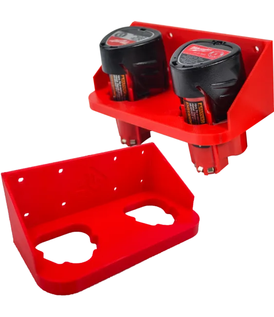 UCHWYT NA 2 BATERIE AKUMULATORY MILWAUKEE M12 