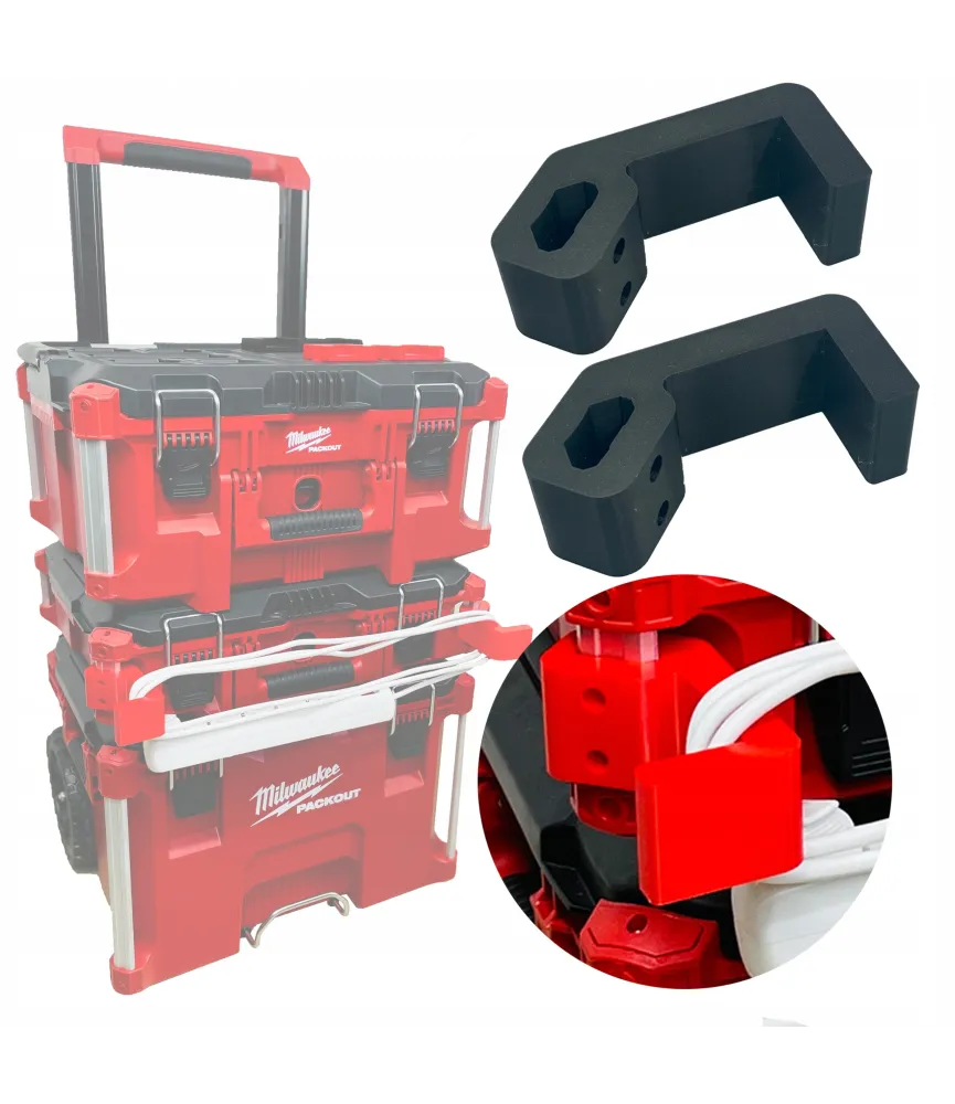 Organizator Kabli Do PACKOUT Kompatybilny Z Milwaukee - Czarny