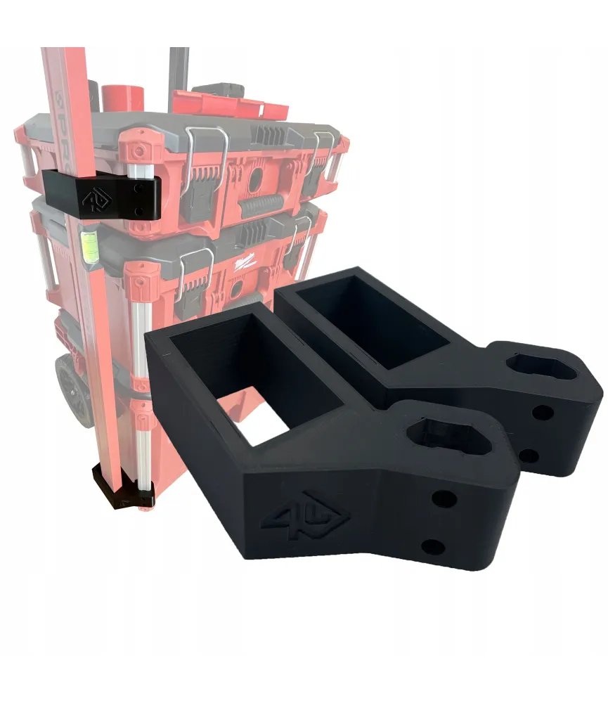 UCHWYT PIONOWY NA POZIOMICE DO SYSTEMU MILWAUKEE PACKOUT 