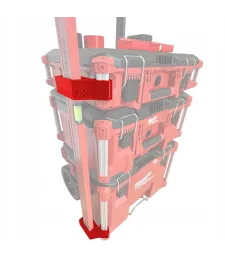 Uchwyt Pionowy Na Poziomice Do Systemu Milwaukee PACKOUT - Czerwony