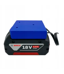 P4U Adapter Do Baterii Akumulatora Bosch Pro 18V - Niebieski