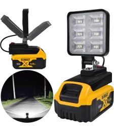 LAMPA DO BATERII DEWALT 18V LED HALOGEN ROBOCZY 