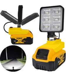 LAMPA DO BATERII DEWALT 18V LED HALOGEN ROBOCZY 