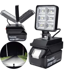 LAMPA DO BATERII MAKITA 18V LED HALOGEN ROBOCZY 