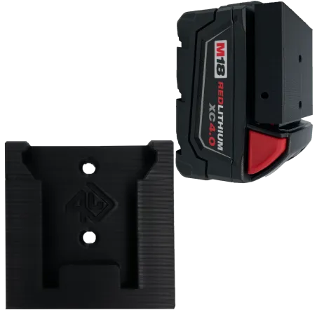 UCHWYT DO MILWAUKEE M18 NA AKUMULATOR BATERIA CZARNY 