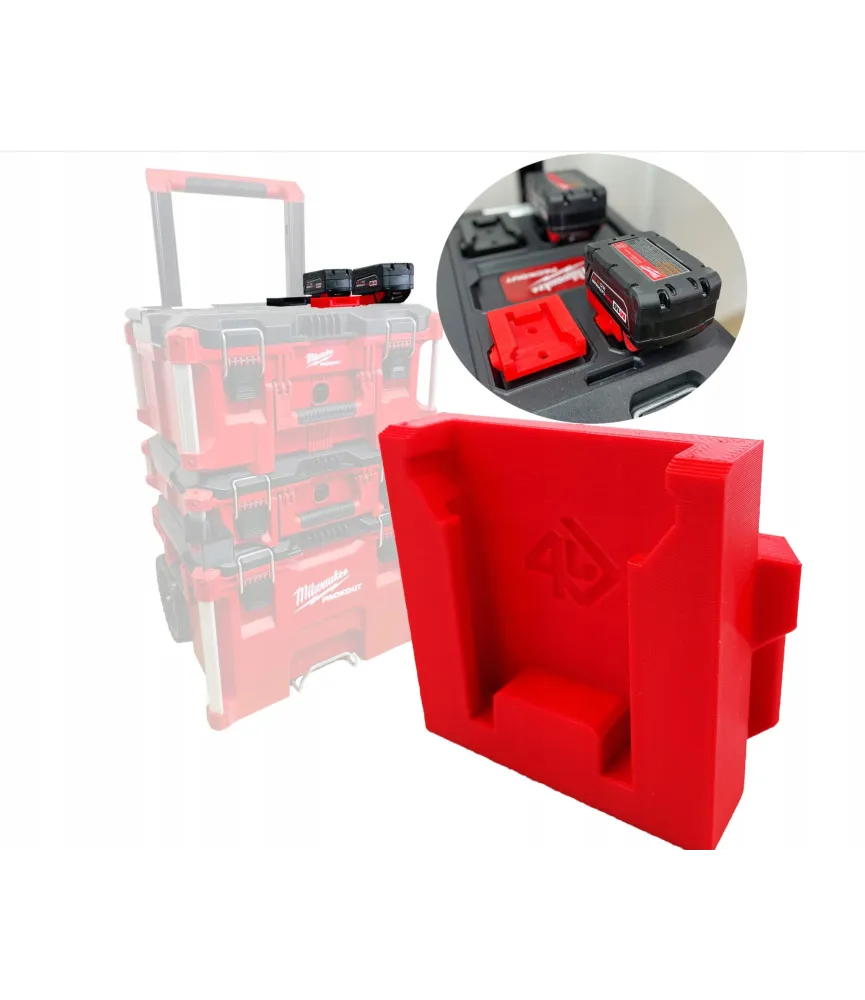 UCHWYT DO SYSTEMU PACKOUT NA BATERIE MILWAUKEE M18 18V 