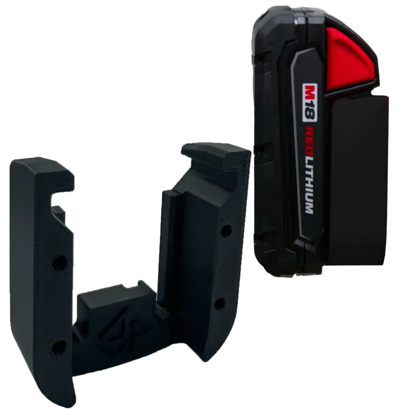 UCHWYT DO MILWAUKEE M18 NA AKUMULATOR BATERIA CZARNY 