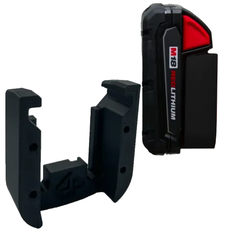 UCHWYT DO MILWAUKEE M18 NA AKUMULATOR BATERIA CZARNY 