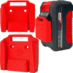 UCHWYT DO EINHELL 18V NA AKUMULATOR BATERIA CZERWONY 