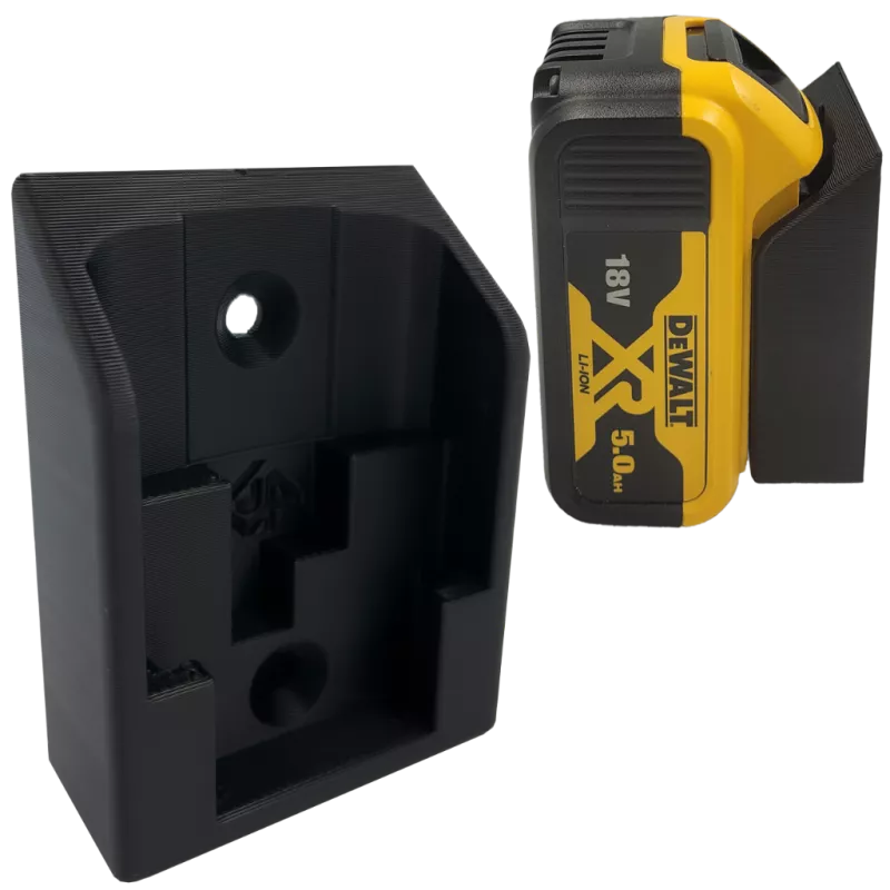 UCHWYT DO DEWALT 18V NA AKUMULATOR BATERIA CZARNY 