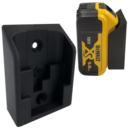 UCHWYT DO DEWALT 18V NA AKUMULATOR BATERIA CZARNY 