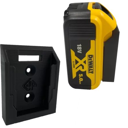 UCHWYT DO DEWALT 18V NA AKUMULATOR BATERIA CZARNY 