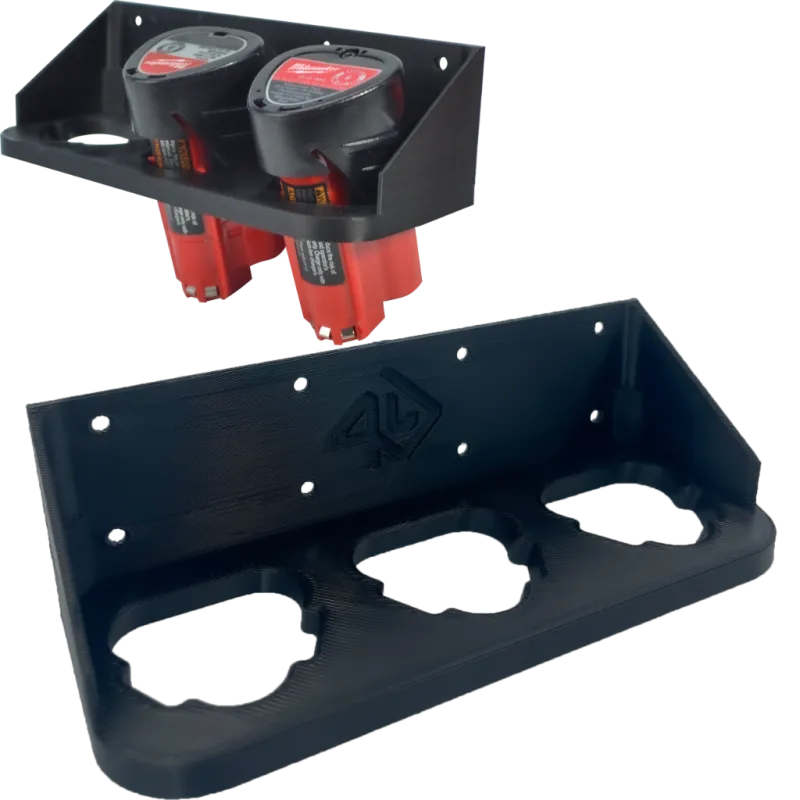 UCHWYT NA 3 BATERIE AKUMULATORY MILWAUKEE M12 