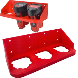 P4U Držiak pre 3 batérie Milwaukee M12