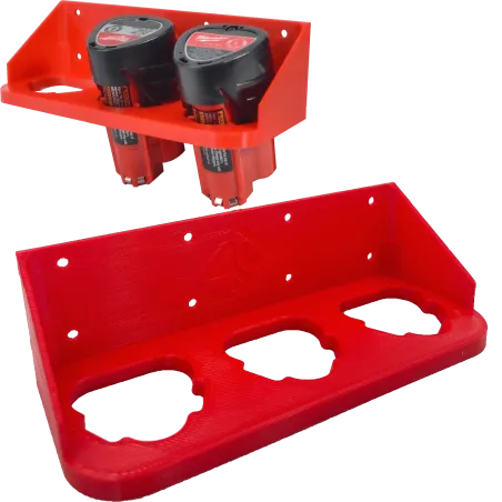 P4U Držiak pre 3 batérie Milwaukee M12
