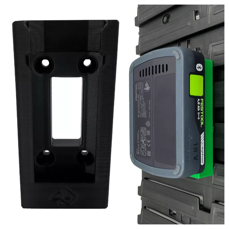 UCHWYT DO FESTOOL 18V NA AKUMULATOR BATERIA CZARNY 