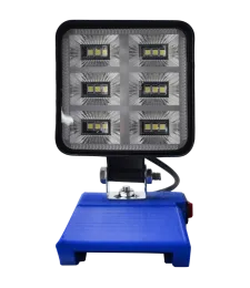 Lampa Do Baterii Graphite 18V LED Halogen Roboczy - Niebieski
