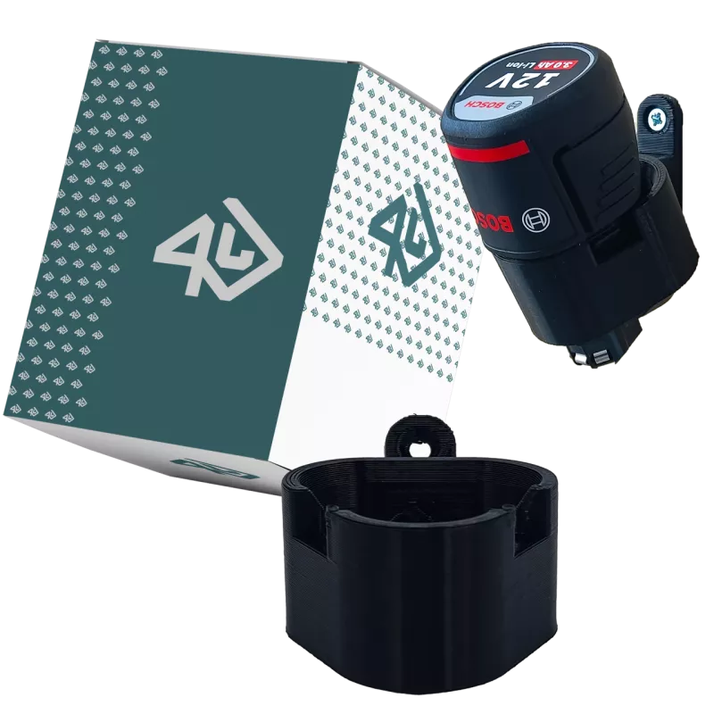 UCHWYT DO BOSCH GBA 12V NA AKUMULATOR BATERIA CZARNY 