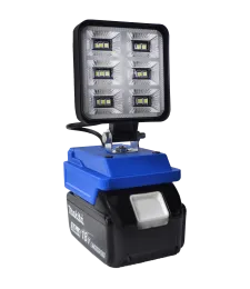 MAKITA 18V LED HALOGÉNOVÁ PRACOVNÁ BATÉRIOVÁ LAMPA + USB - Niebieski