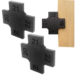 2x Dystanse do regulacji maskownic paneli 
