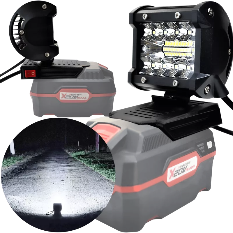 LAMPA ROBOCZA DO PARKSIDE X20V HALOGEN LAMPKA 18V MAX 