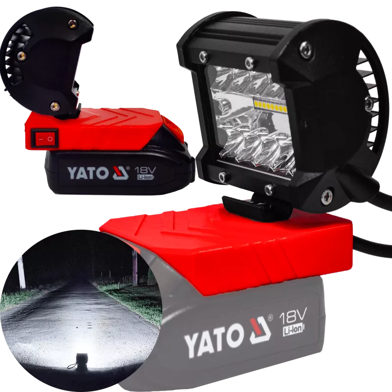 LAMPA ROBOCZA DO YATO 18V HALOGEN LAMPKA 18V MAX 