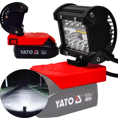 LAMPA ROBOCZA DO YATO 18V HALOGEN LAMPKA 18V MAX 