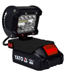 PRACOVNÁ LAMPA PRE HALOGÉNOVÚ LAMPU YATO 18V 18V MAX - Czarny