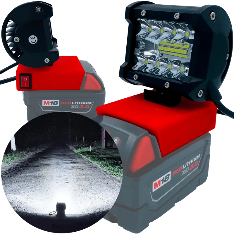 LAMPA ROBOCZA DO MILWAUKEE M18 18V HALOGEN LAMPKA 18V MAX 