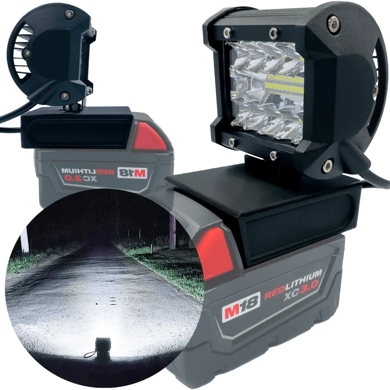 PRACOVNÉ SVETLO MILWAUKEE M18 18V HALOGÉNOVÁ LAMPA MAX - Czarny