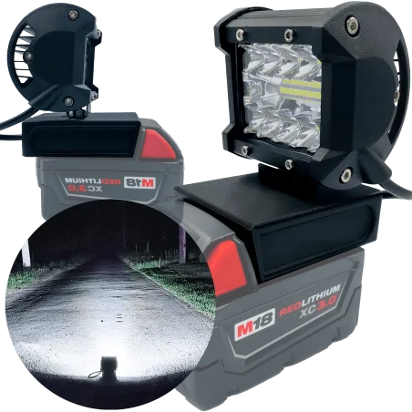 PRACOVNÉ SVETLO MILWAUKEE M18 18V HALOGÉNOVÁ LAMPA MAX - Czarny