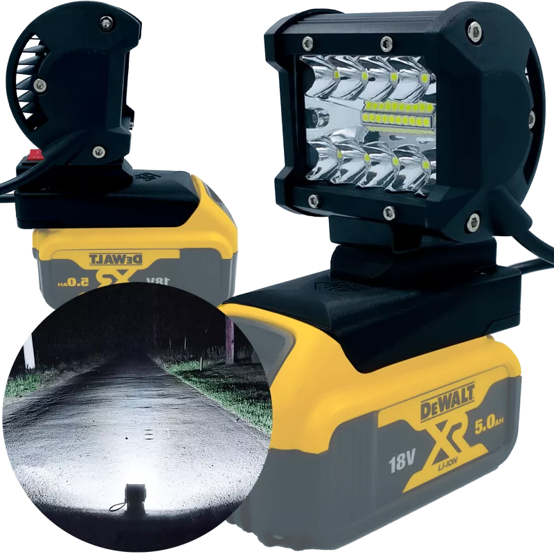 LAMPA ROBOCZA DO DEWALT 18V HALOGEN LAMPKA 18V MAX 