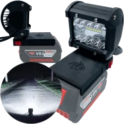 LAMPA ROBOCZA DO BOSCH PRO 18V HALOGEN LAMPKA 18V MAX 