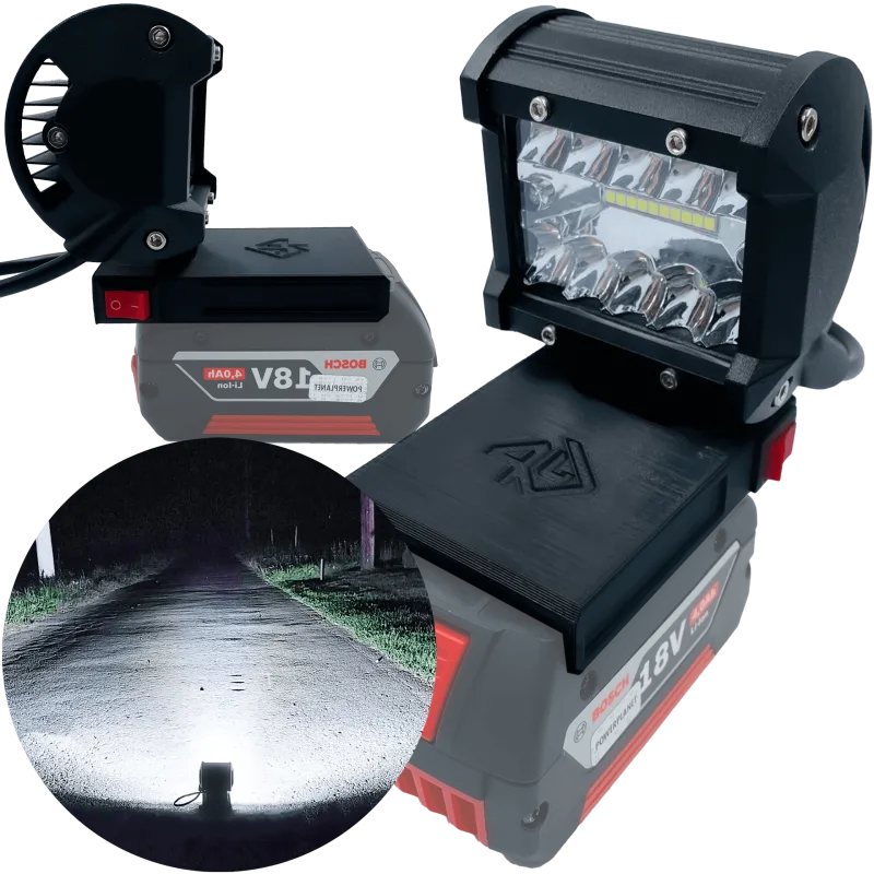 LAMPA ROBOCZA DO BOSCH PRO 18V HALOGEN LAMPKA 18V MAX 