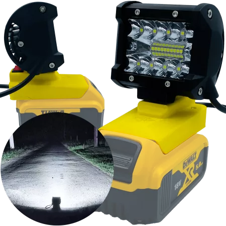 Lampa Robocza Do DeWalt 18V Halogen Lampka 18V Max - Żółty