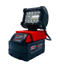 LAMPA DO MILWAUKEE 18V M18 HALOGEN ROBOCZY LED MAX + USB 