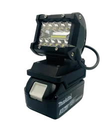 Lampa Do Makita 18V Halogen Roboczy LED Max + USB - Czarny