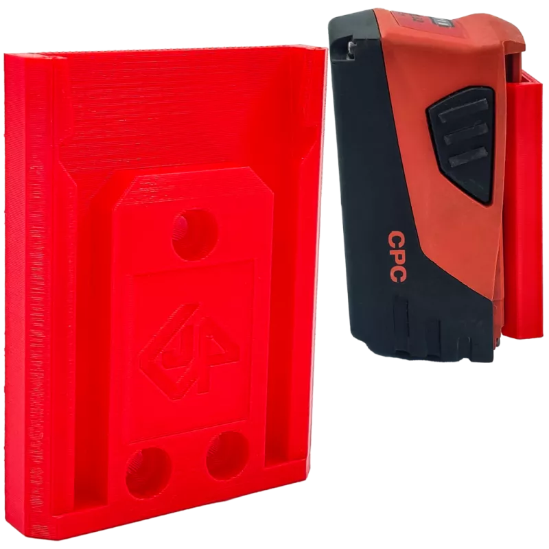 UCHWYT DO HILTI B22 22V NA AKUMULATOR BATERIA CZERWONY 