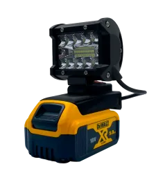 LAMPA DO DEWALT 18V HALOGEN ROBOCZY LED MAX + USB 