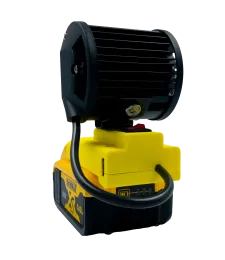 LAMPA PRE DEWALT 18V HALOGÉNOVÉ PRACOVNÉ LED MAX + USB - Żółty