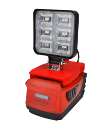 HILTI BATÉRIE LAMPA B22 VIEDOL HALOGÉNOVÉ PRACOVNÉ SVETLO - Czerwony