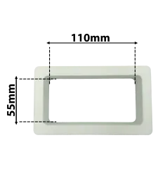 Zaślepka do KANAŁU TELEWIZYJNEGO podtynkowego 110mm x 55mm Biały 