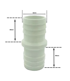 Łącznik tuleja do węża basenowego ⌀32mm 