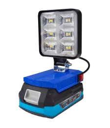 LAMPA DO BATERII DEDRA 18V SAS+ LED HALOGEN ROBOCZY 
