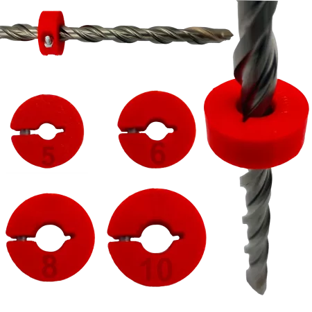 OGRANICZNIKI do WIERTEŁ 5mm, 6mm, 8mm, 10mm ZESTAW 
